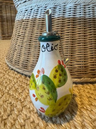 Oliera con tappo dosatore inox🇮🇹