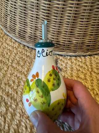 Oliera con tappo dosatore inox🇮🇹