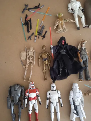 Vitrina colección de figuras de acción