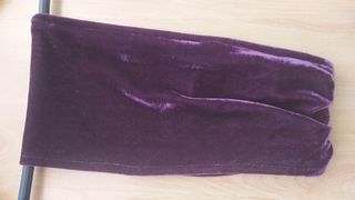 Vestido de terciopelo y lentejuelas