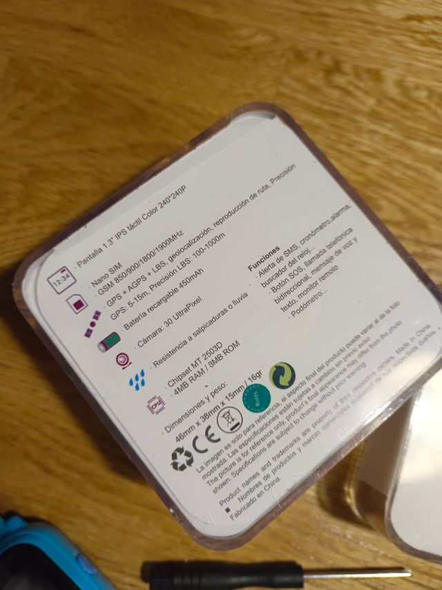 Smartwatch GPS infantil