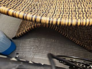 Tumbona/ sillon interior o exterior de mimbre