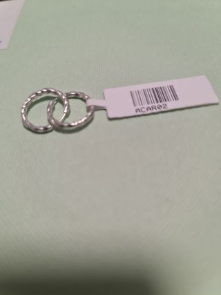 Arracadas de plata 925