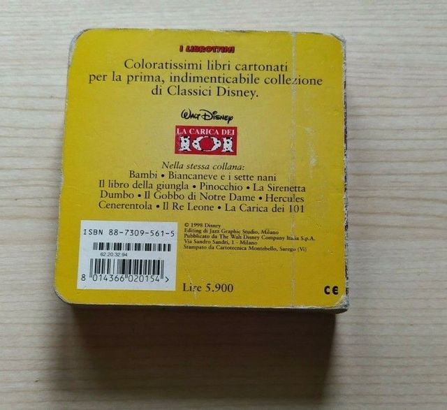 Librottino Disney La Carica Dei 101