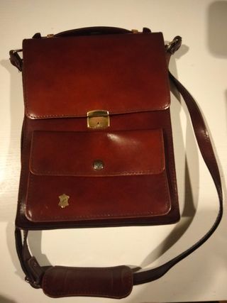 Bolso de hombro piel