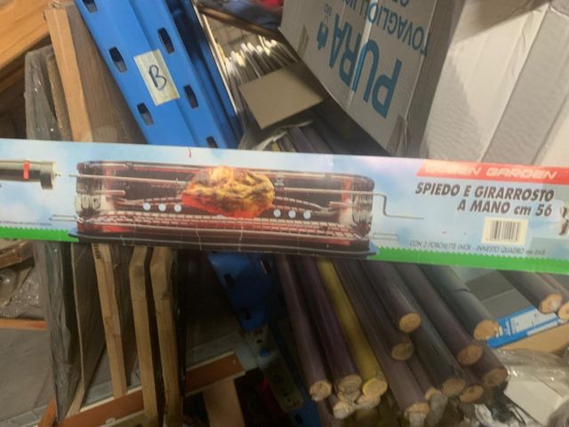Spiedo e girarrosto a mano 56cm sandri