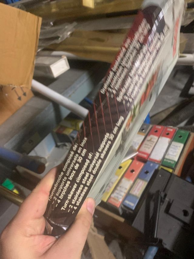 Spiedo e girarrosto a mano 56cm sandri