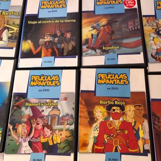peliculas infantiles en dvd, lote de 24
