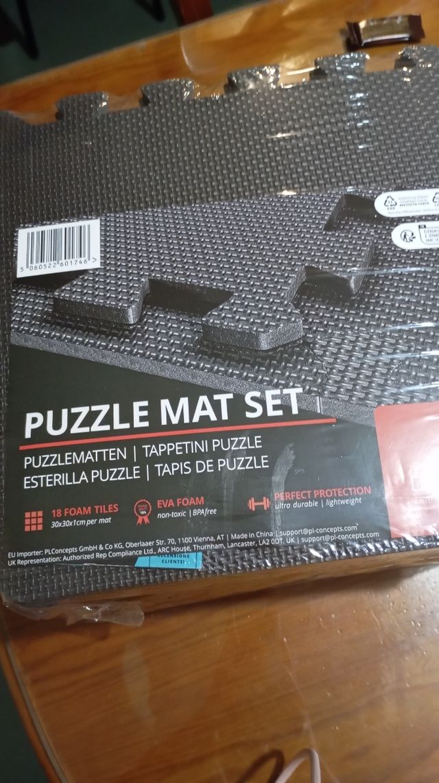 Alfombra hacer ejercicio 18 baldosas