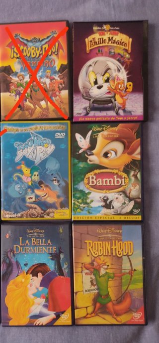 DVD's Películas, series y documentales