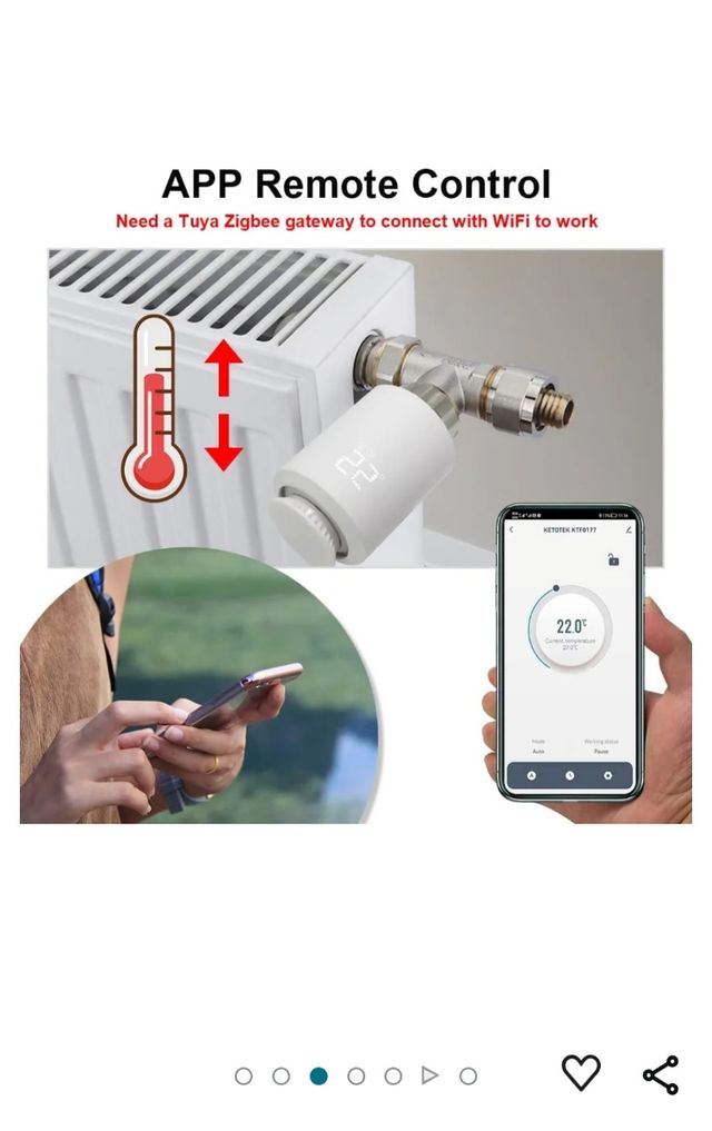 Termostato para radiador