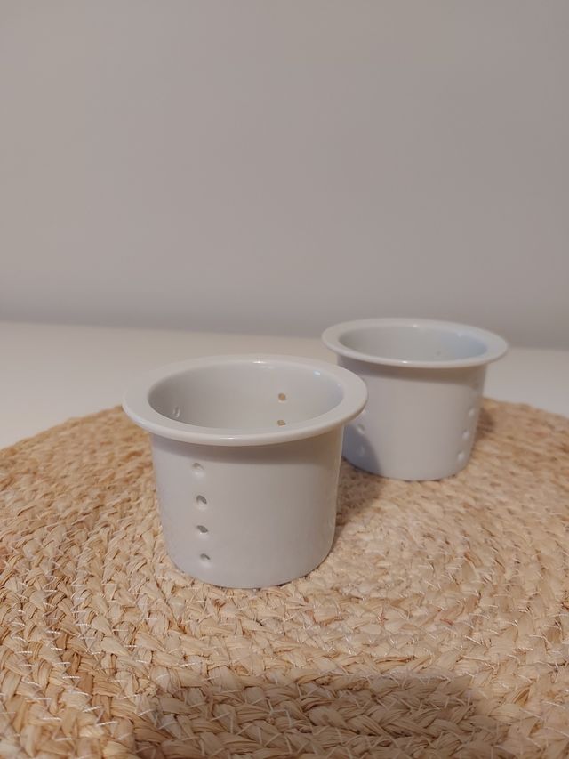 2 Filtri in ceramica per te' e tisane