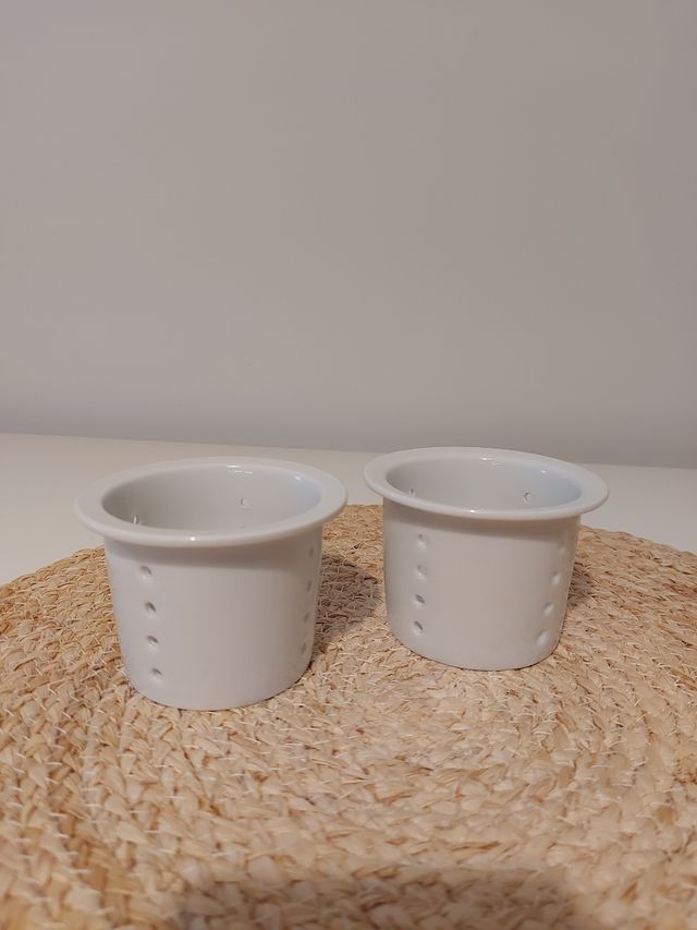 2 Filtri in ceramica per te' e tisane