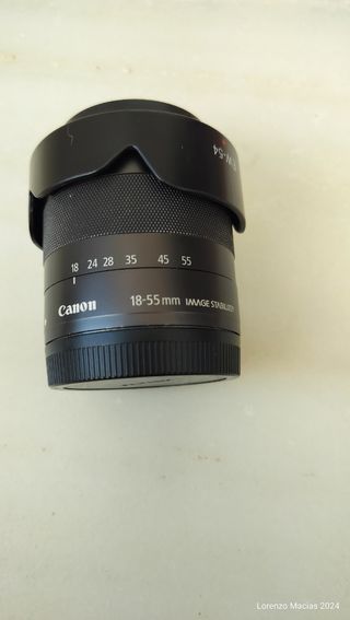 Objetivo canon EF-M 18-55 mm