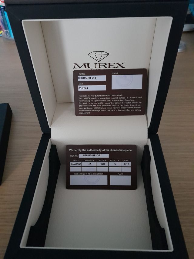 Murex Swiss Diamond Watch - Donna - RSL815-RR-D-8