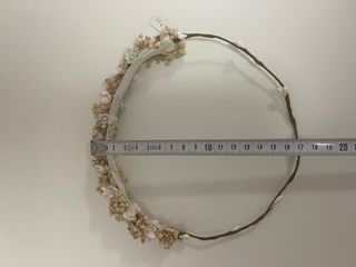 Corona Niña Comunión Rosa de Esperanza Beltran.