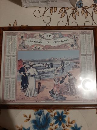 Quadro i Calendari di Compleanni 1935