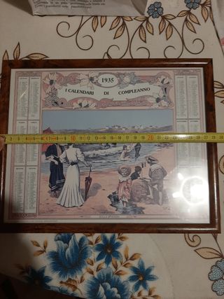 Quadro i Calendari di Compleanni 1935