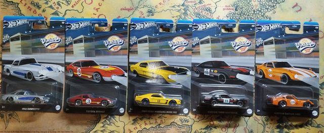 Hot Wheels lote Vintage Racing Club