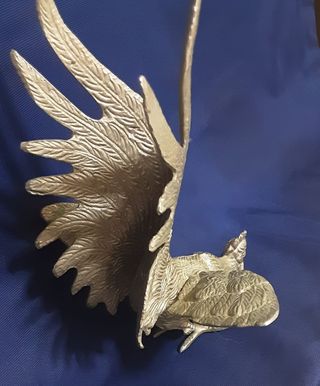 Vintage in Metallo Galletto da combattimento