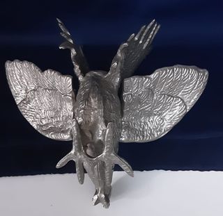 Vintage in Metallo Galletto da combattimento