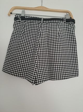 Short cuadros vichy talla XS