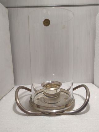 Porta candele in silver Sheraton 