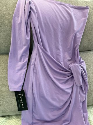 Vestido boda comunión lila