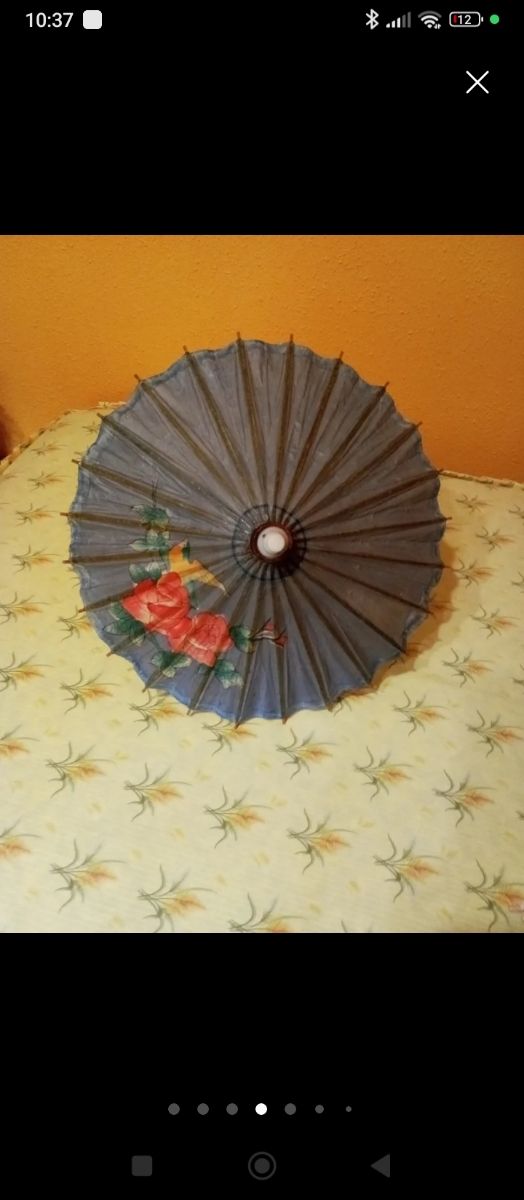 Sombrilla ⛱️ azul bambú 🎍