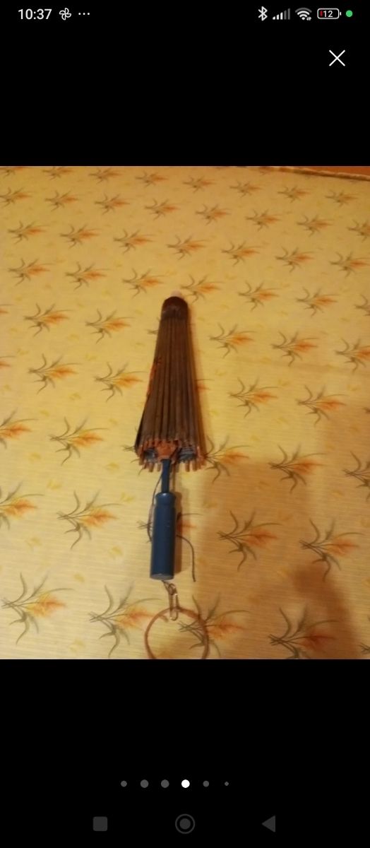 Sombrilla ⛱️ azul bambú 🎍