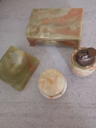 Set completo in onice x fumatori 