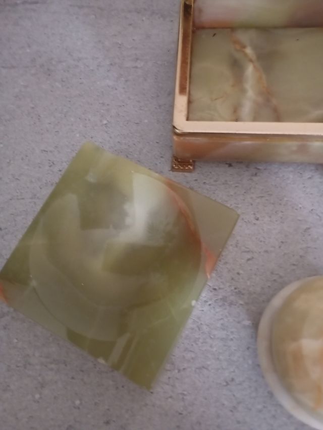 Set completo in onice x fumatori 