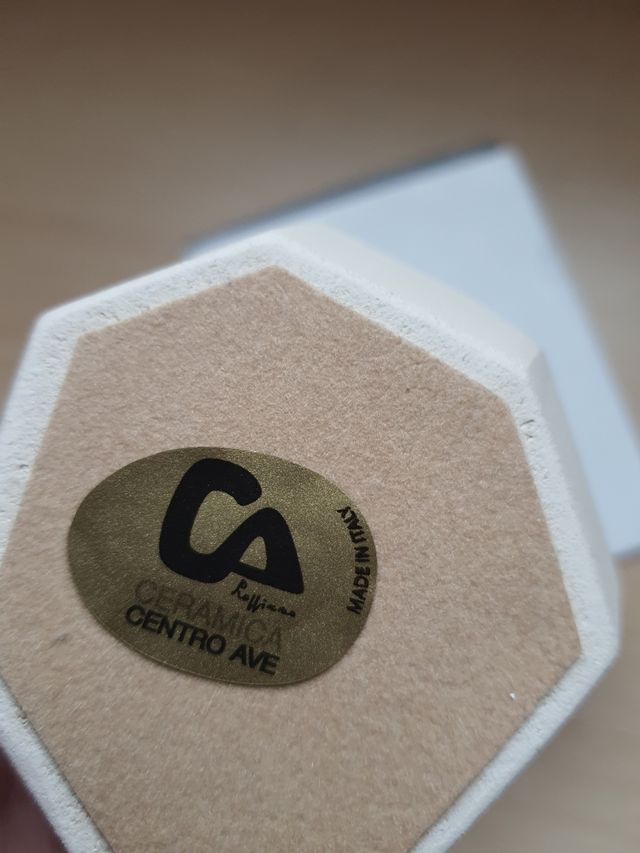 Portacandela in creta refrattaria