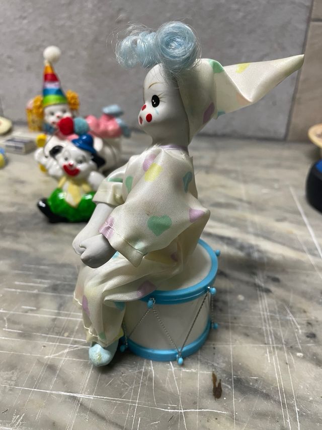 Clown DECORAZIONE TRIS STATUE   3 PCS