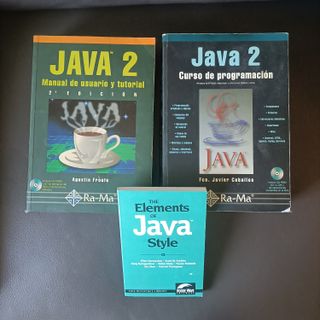 JAVA - 3 Libros de Java