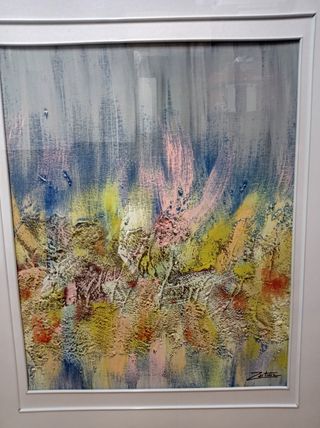 CUADRO ABSTRACTO OLEO SOBRE LIENZO