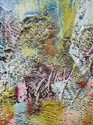 CUADRO ABSTRACTO OLEO SOBRE LIENZO