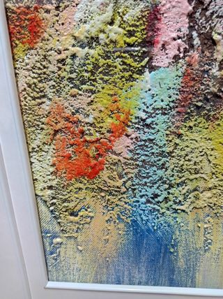 CUADRO ABSTRACTO OLEO SOBRE LIENZO