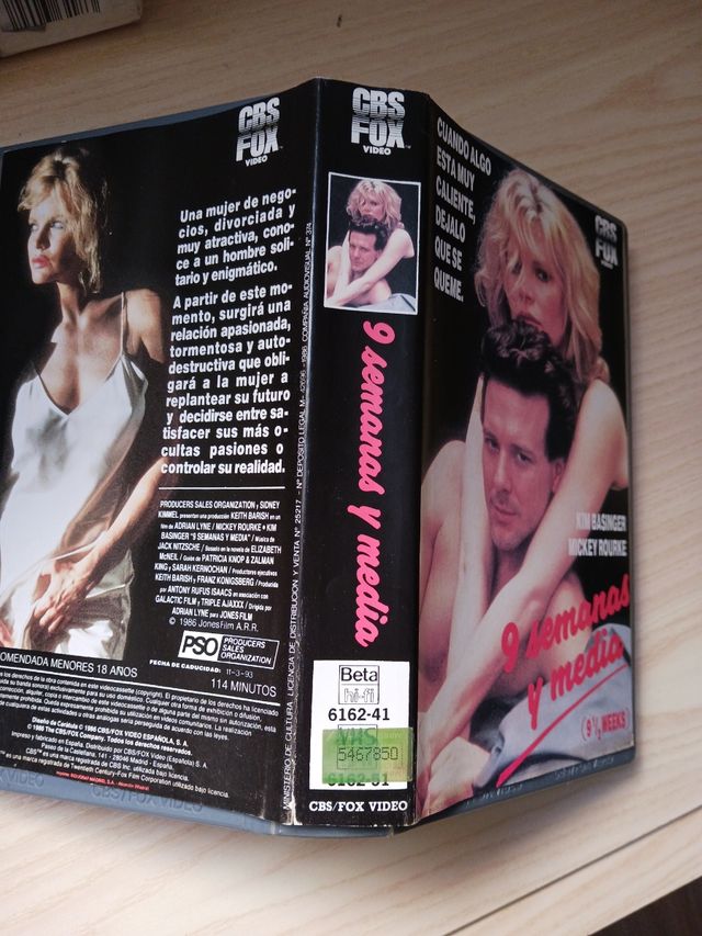 9 SEMANAS Y MEDIA VHS