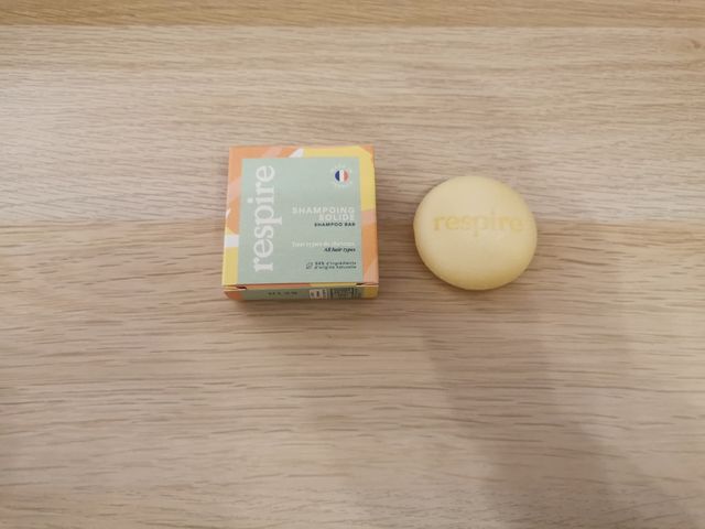 Champú sólido pequeño Respire