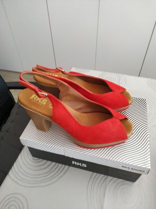 Zapatos de vestir rojos 39