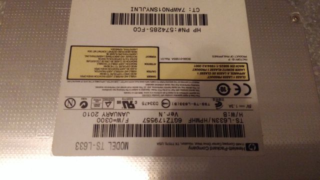 Lettore masterizzatore DVD RW per HP PAVILION DV6