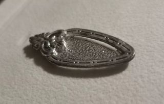 Antico Segnalibro vintage argento Intagliato