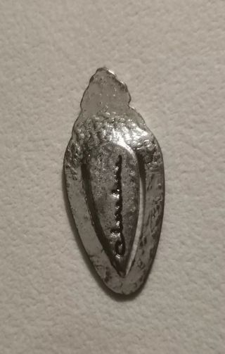 Antico Segnalibro vintage argento Intagliato