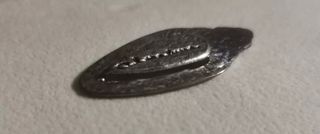 Antico Segnalibro vintage argento Intagliato