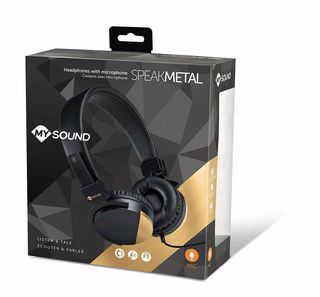 MELICONI 497456 CUFFIE Mysound Speak Metal Nero