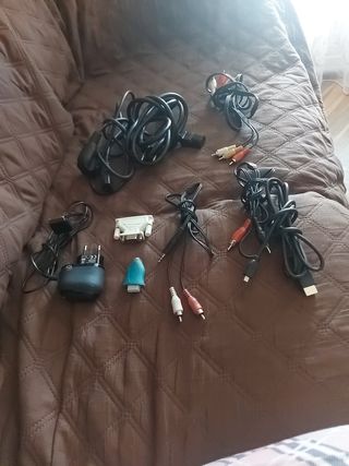 Lote cables y conectores