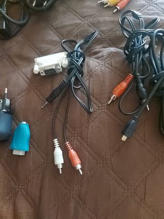 Lote cables y conectores