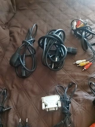 Lote cables y conectores