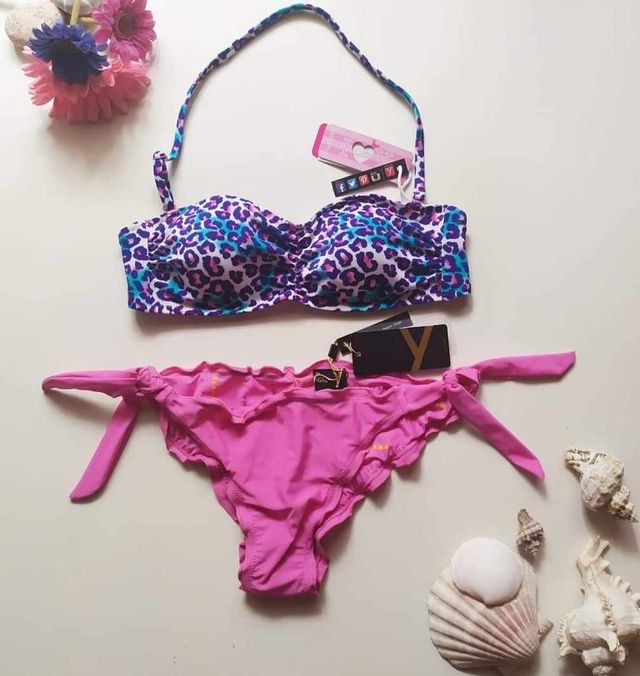 Bikini fascia Yamamay rosa-viola nuovo